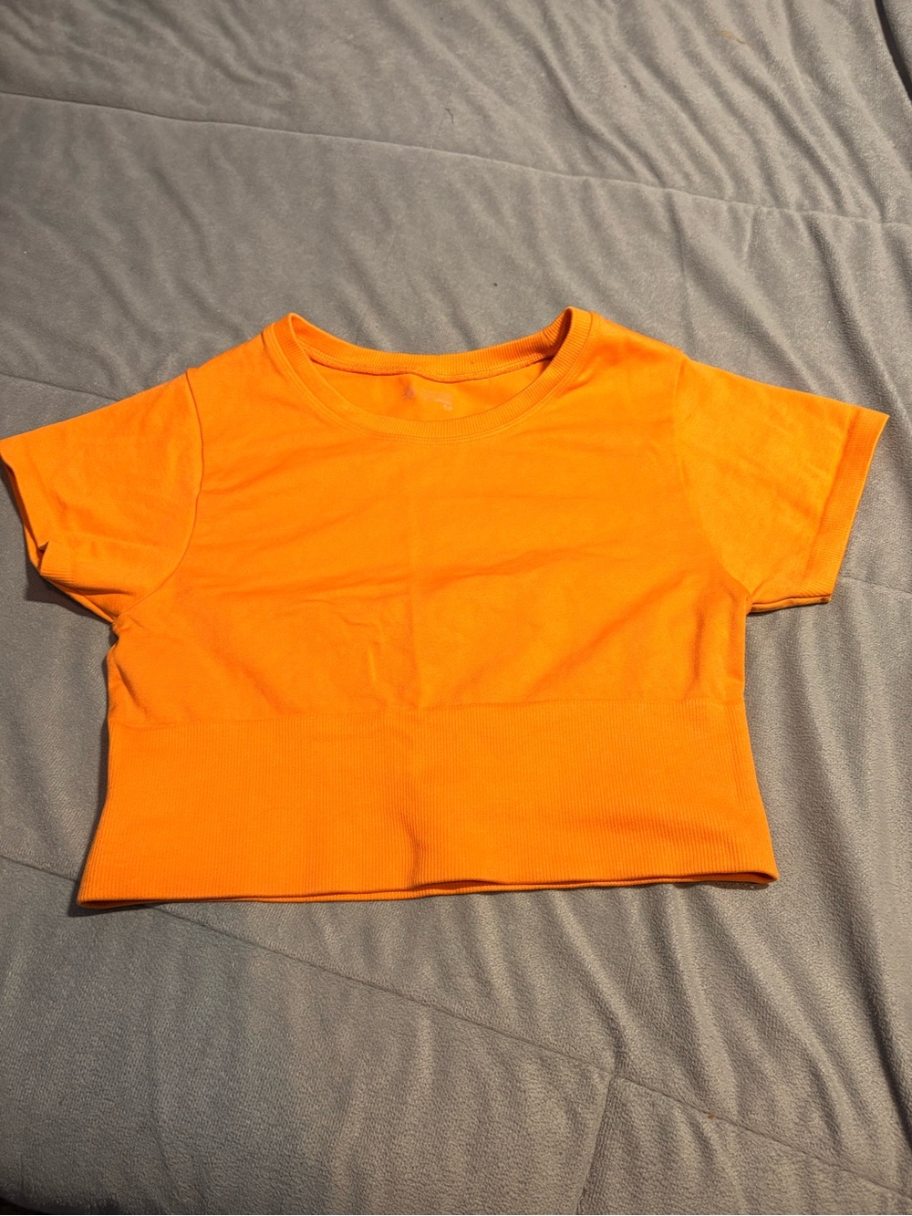 aerie Bright Orange Crop Top